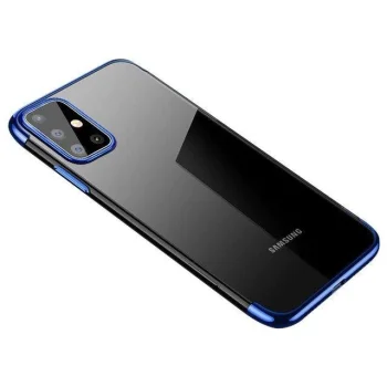 Telefono dėklas Samsung Galaxy A72 4G Clear Color 0.3mm, mėlynas