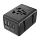Blitzwolf BW-TA1 kelioninis adapteris 4-in-1 2xUSB USB-C PD 20W