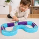 Magnetic Construction Racing Track with Car (87 Pieces)