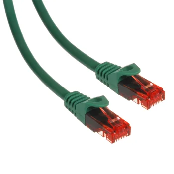 Maclean MCTV-300 UTP Cat6 Patchcord Network Cable, 0.5m, Green