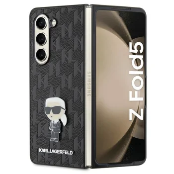 Karl Lagerfeld dėklas Samsung Galaxy Z Fold 5 telefonui, juodas