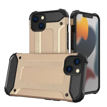 Hybrid Armor Case for iPhone 13 mini, Golden
