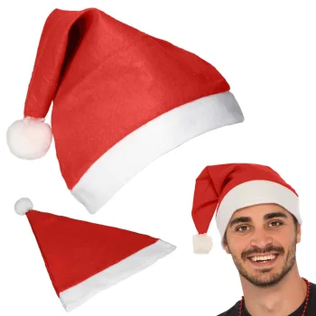 Santa hat with pompom costume