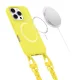 Tech-Protect MagNecklace iPhone 16 Pro Max dėklas su virvele ir MagSafe, geltonas