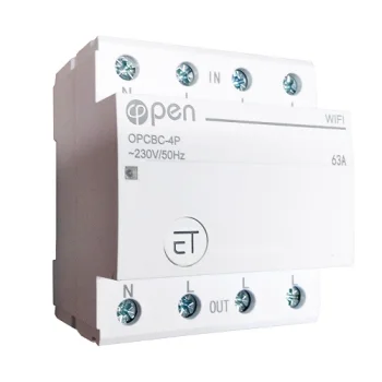Išmanusis jungiklis Sonoff 4-Pole Wi-Fi DIN bėgeliui, 63A 16kW (144710)