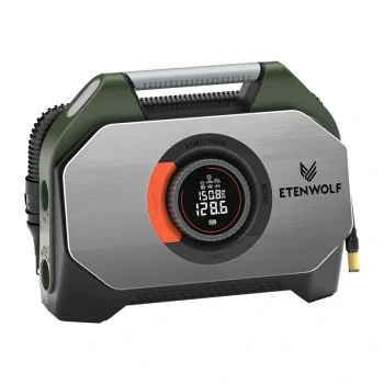 Akumuliatorinis automobilinis kompresorius Etenwolf S7, 11.03 bar, 38 400 mAh