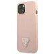 Guess Saffiano Triangle dėklas Apple iPhone 13 mini, rožinis