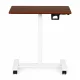 Modernhome Reguliuojamas Nešiojamojo Kompiuterio Stalas su Ratukais 71x48 cm Rudas