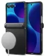 Ringke Onyx Flap MagSafe dėklas Samsung Galaxy Z Flip 8, juodas