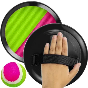 Kruzzel 00023549 Velcro Catch Game - 2 Paddles and Ball
