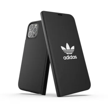 „Adidas OR Booklet Case BASIC“ atverčiamasis dėklas „iPhone 12 Pro Max“, juodas/baltas