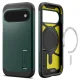 Spigen Tough Armor Mag MagSafe dėklas telefonui Google Pixel 11, tamsiai žalias
