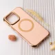 Tfo Circle Glam Mag dėklas, skirtas Apple iPhone 16 Plus 6.7\" rožinis