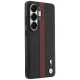 BMW M Perforated Stripe Logo MagSafe dėklas Samsung Galaxy S26 Ultra, raudonas