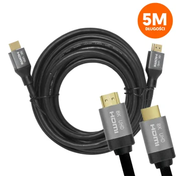 HDMI 2.1 laidas LTC, 8K 60Hz / 4K 120Hz, 5m, juodas