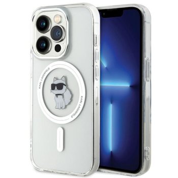 Apple iPhone 15 Pro 6.1'' Karl Lagerfeld IML Choupette MagSafe Cover Case, Transparent