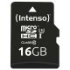 Atminties kortelė Intenso microSDHC 16GB UHS-I U3 V30 Class 10 Professional su SD adapteriu