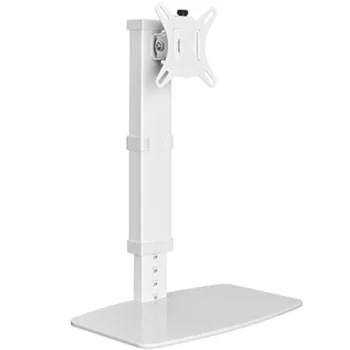 Baltas vieno monitoriaus stalinis stovas 17"-32" iki 8kg