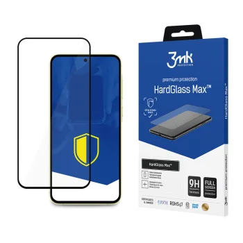 3mk HardGlass Max apsauginis stiklas Samsung Galaxy A35 / A55 5G, juodas