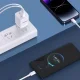 Dudao A13Pro GaN 33W tinklo įkroviklis PPS USB-C / USB-A, baltas
