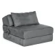Išskleidžiama poroloninė sofa ModernHome 190x70 cm, čiužinys 2in1 su miego funkcija