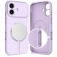 Tech-Protect Silicone MagSafe dėklas, skirtas iPhone 17 - violetinis