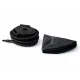 Pilateso ir reabilitacijos kamuolys Wozinsky WPDP-C22, 25cm, juodas