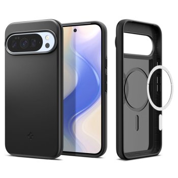Apsauginis dėklas Spigen Thin Fit Mag, skirtas Google Pixel 10 Pro XL, juodas