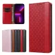Knygutės tipo dėklas Magnet Strap Case skirtas iPhone 14 Pro Max su stovu, raudonas
