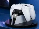PS5 DualSense įkrovimo stotelė dviem pulteliams, juoda ir balta