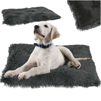 Dog and Cat Bed, 65x50 cm, Dark Grey