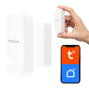 Belaidis WiFi durų ir langų jutiklis GreenBlue GB479 W, baltas