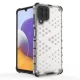 Dėklas Samsung Galaxy A22 4G, Honeycomb su TPU rėmeliu, skaidrus