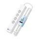 Išmanusis prailgintuvas Meross MSP844 Matter, 4xAC, 4xUSB, 30W PD
