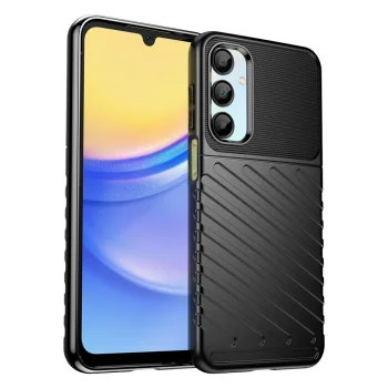Apsauginis dėklas Samsung Galaxy A26 telefonui Thunder Case, juodas
