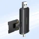 Kortelių skaitytuvas Ugreen 65024 USB-C / USB-A SD 4.0 UHS-II, juodas