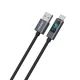 Dudao L7T USB-A – USB-C laidas 66W su LED ekranu 1m, juodas