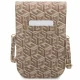 Universalus telefono krepšelis-piniginė Guess Gcube Stripe, rudas