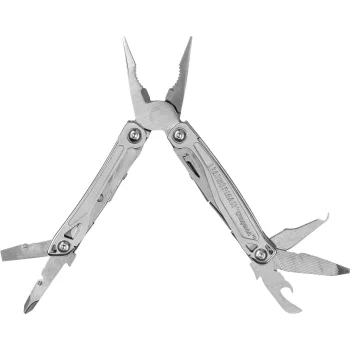 Daugiafunkcis įrankis Leatherman Wingman su dėklu (14 funkcijų), Black/Silver