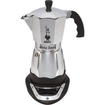 Elektrinis kavinukas Bialetti Moka Timer 6TZ, sidabrinis/juodas