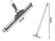 Floor and Window Squeegee Water Sweeper 135cm, Grey