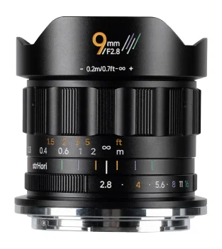 AstrHori MF 9 mm f/2.8 APS-C itin plataus kampo objektyvas Nikon Z