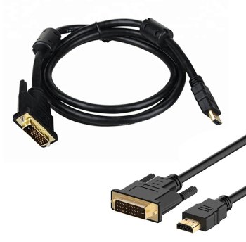 HDMI - DVI (24+1) Cable 2m, Gold Plated