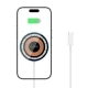 Tech-Protect QI15W-A30 MagSafe Inductive Charger with USB-C Cable - Silver