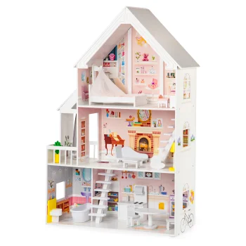 Medinis lėlių namelis Ecotoys Powder Residence 4127 XXL
