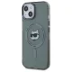 Karl Lagerfeld dėklas iPhone 15 telefonui MagSafe Metal Choupette Head, juodas
