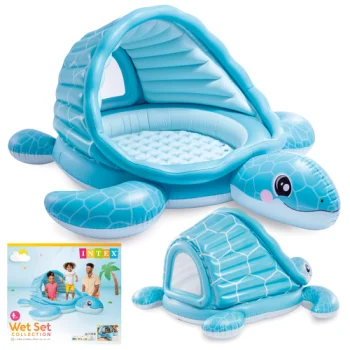 Intex Turtle Cove Playland Inflatable Kids Pool, 218x206x97 cm