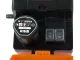 Nešiojamas elektrinis kempingo dušas su USB siurbliu, oranžinis/pilkas