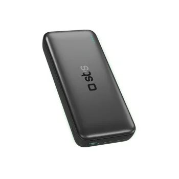 Išorinė baterija SBS Infinity 20000mAh 10W LiFePO₄ USB-A USB-C, juoda