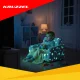 Kruzzel 2-in-1 išskleidžiamas vaikiškas fotelis-gultas 26381